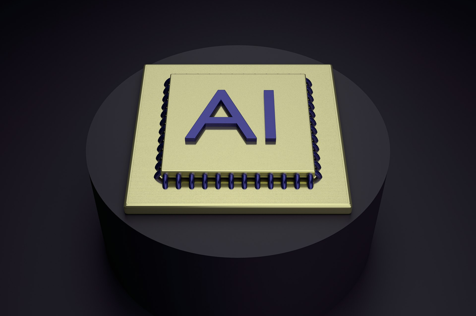 a spiral notebook with the word ai on it
