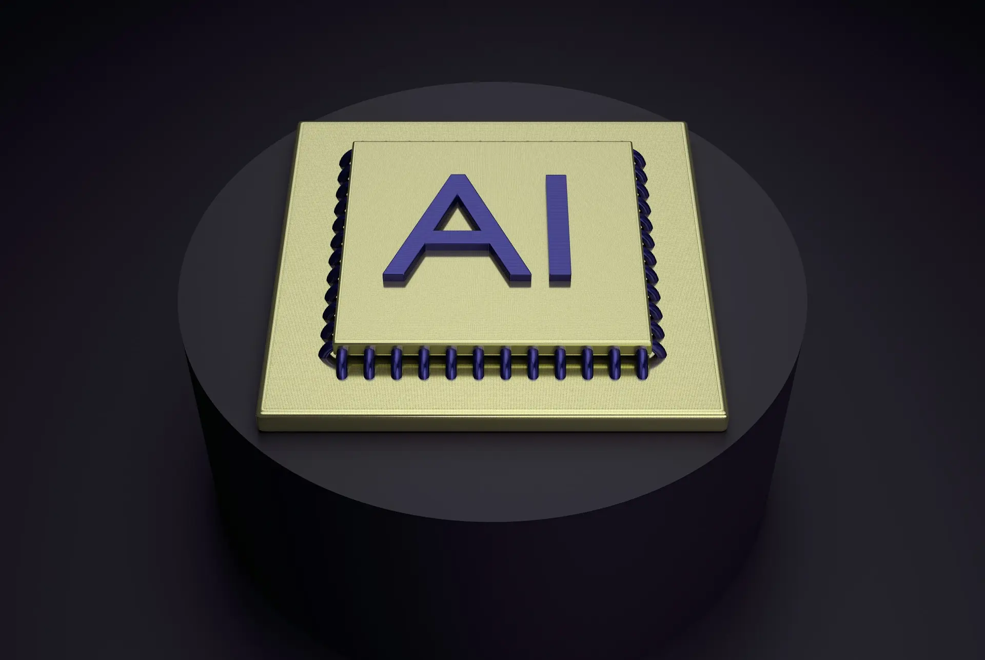 a spiral notebook with the word ai on it