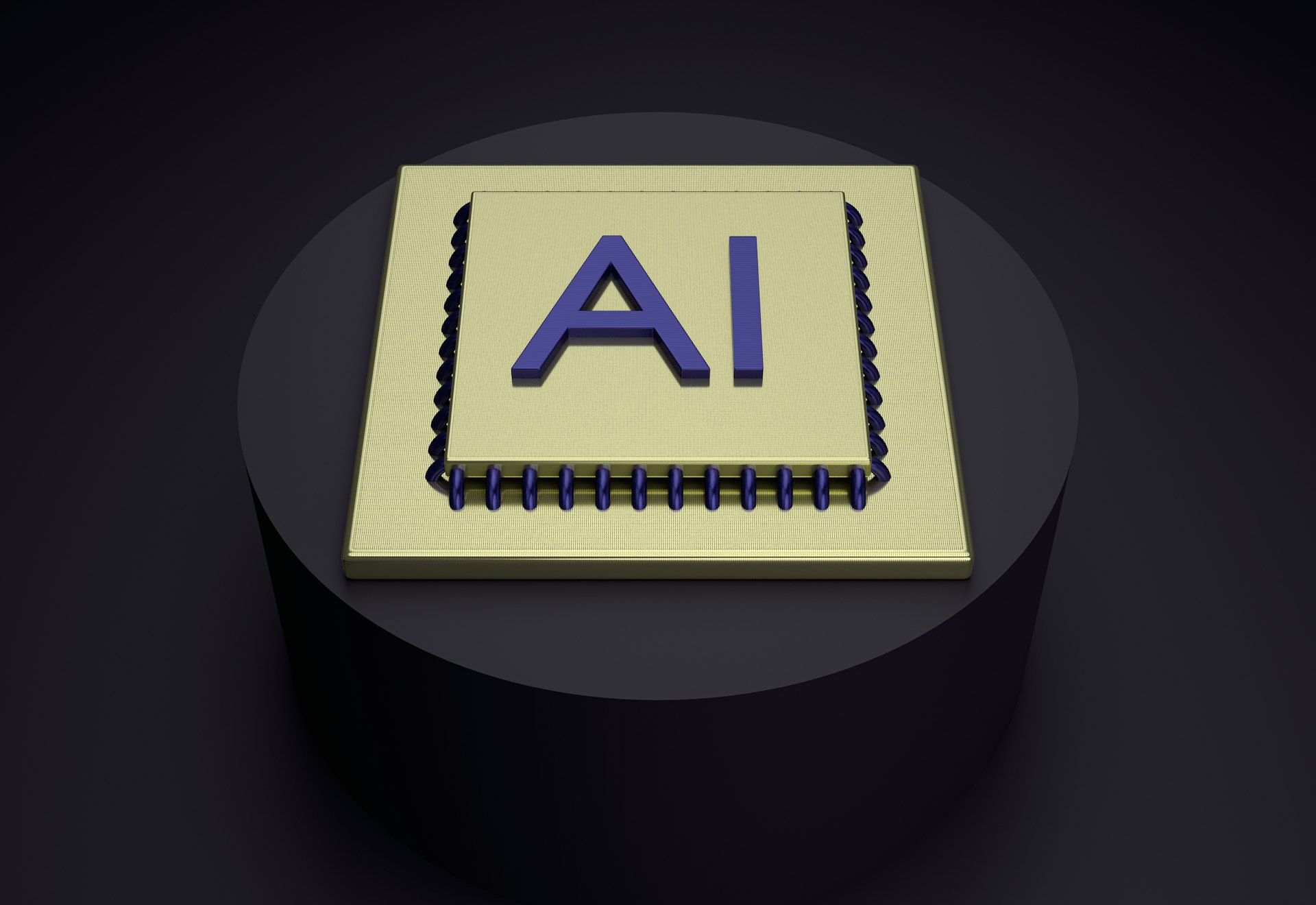 a spiral notebook with the word ai on it